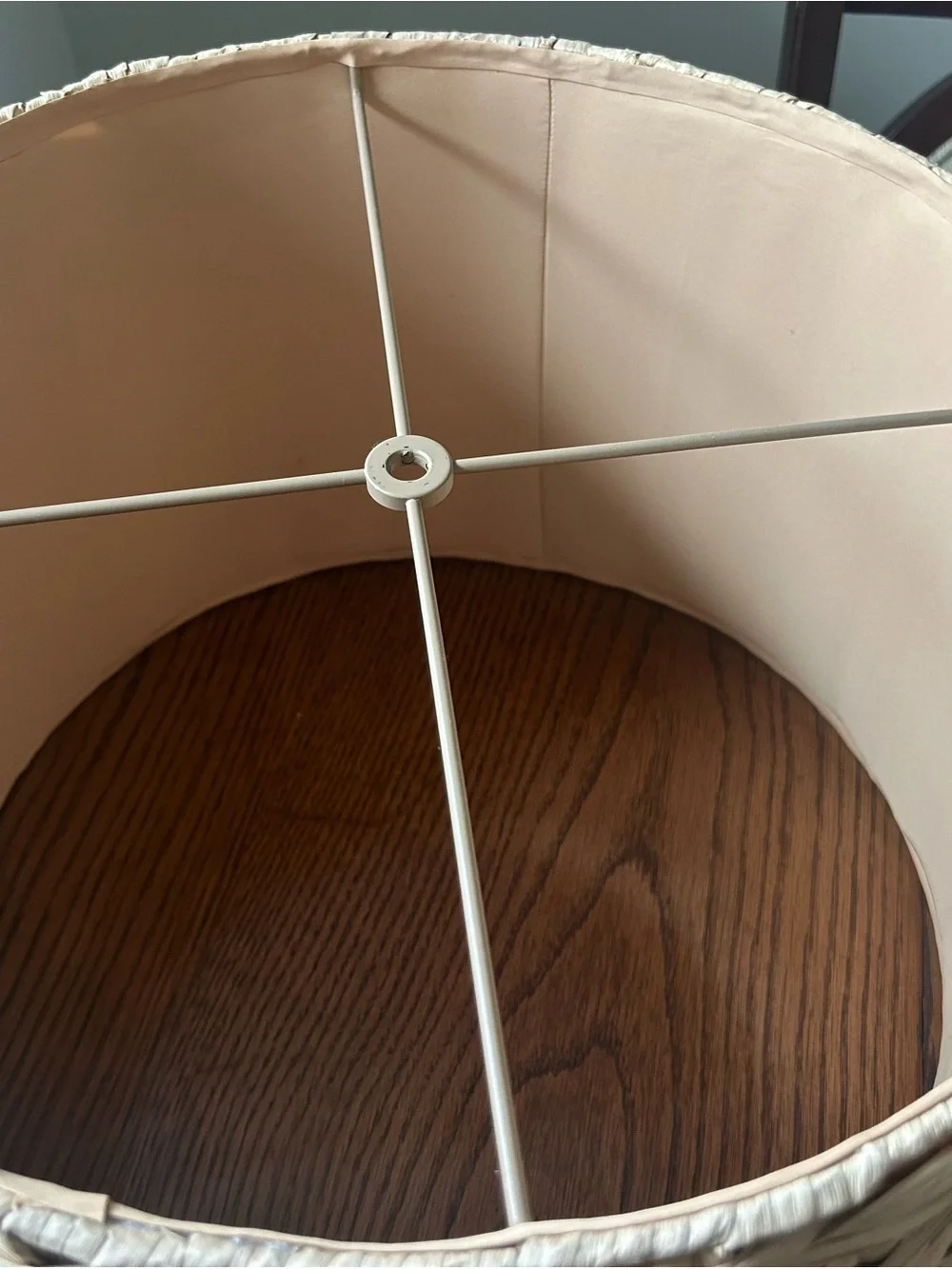Woven Seagrass Drum Lamp Shade - Natural Beige